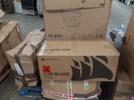 PALLET OF ASSORTED FURNITURE PARTS AND OTHER ASSORTED ITEMS 