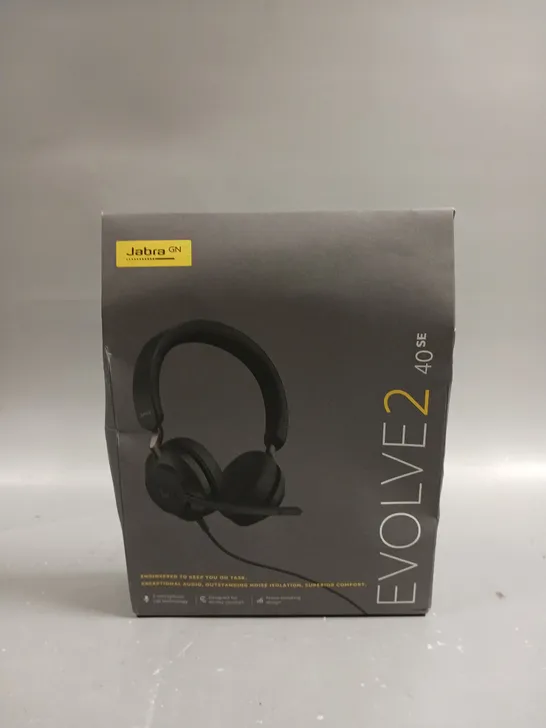 BOXED SEALED JABRA EVOLVE2 40SE CORDED HEADSET 