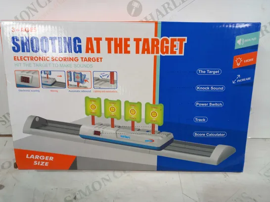 SHOOTING AT THE TARGET - ELECTRONIC SCORING TARGET