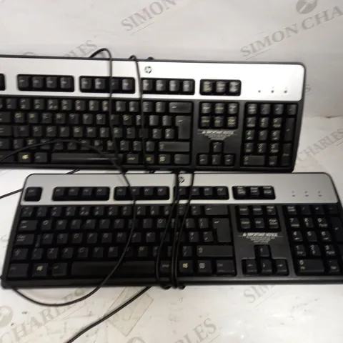 LOT OF 10 COMPUTER KEYBOARDS