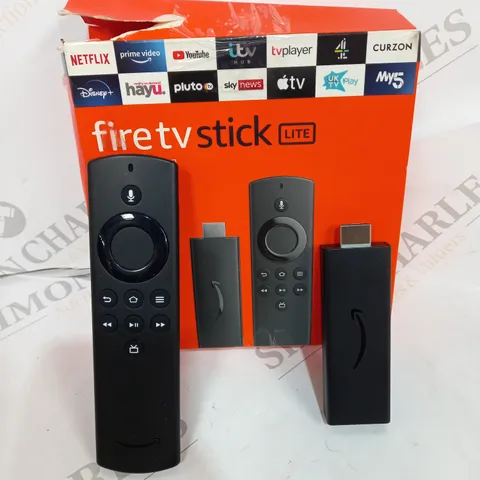 BOXED AMAZON FIRE TV STICK LITE