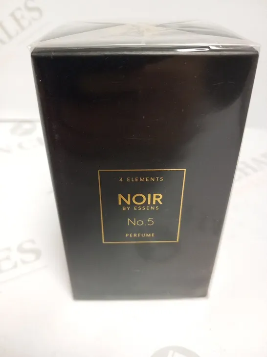 BOXED AND SEALED 4 ELEMENTS NOIR BY ESSENS NO.5 PERFUME 50ML