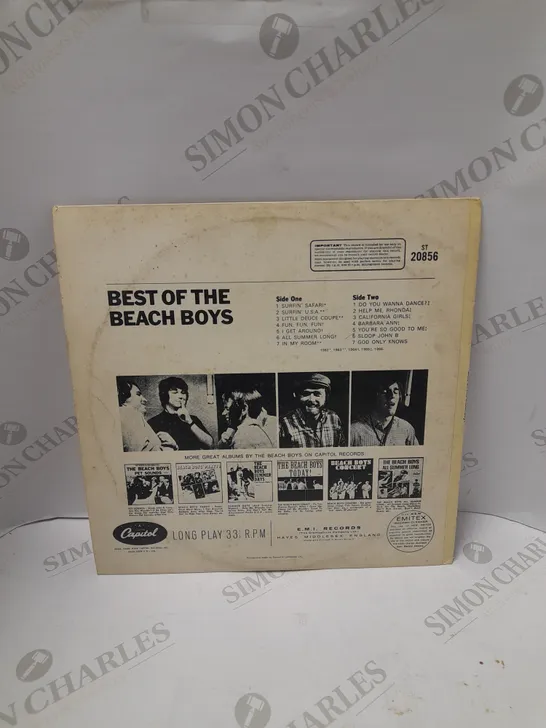 BEST OF THE BEACH BOYS VINYL