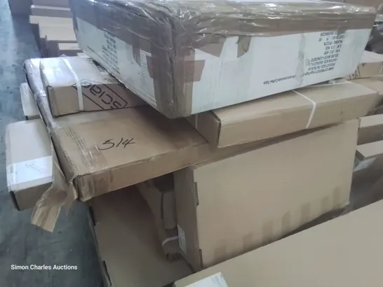 PALLET OF ASSORTED BOXED FURNITURE PARTS