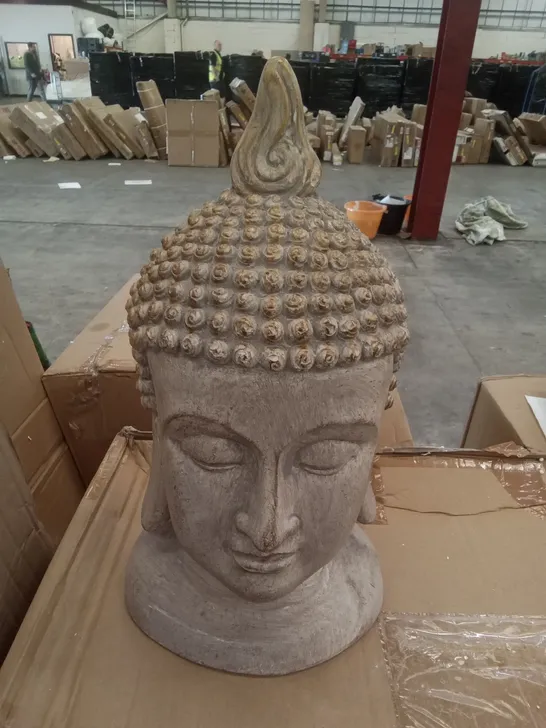 BOXED BUDDHA HEAD  