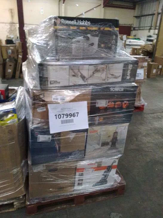 PALLET OF APPROXIMATELY 20 UNPROCESSED RAW RETURN HOUSEHOLD AND ELECTRICAL GOODS TO INCLUDE;