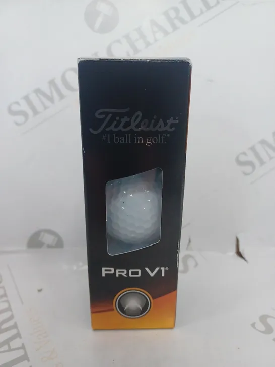 BOXED TITLEIST PROV1 GOLF BALLS (3 BALLS PER PACK)