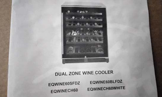 DESIGNER ELECTRIQ DUAL ZONE WINE COOLER 