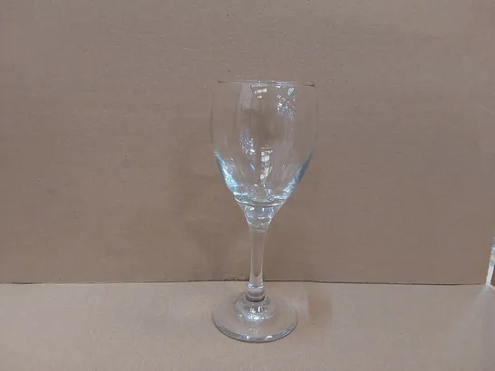 BOXED 12X LIBBEY 251ML TEARDROP WHITE WINE GLASSES (1 BOX)