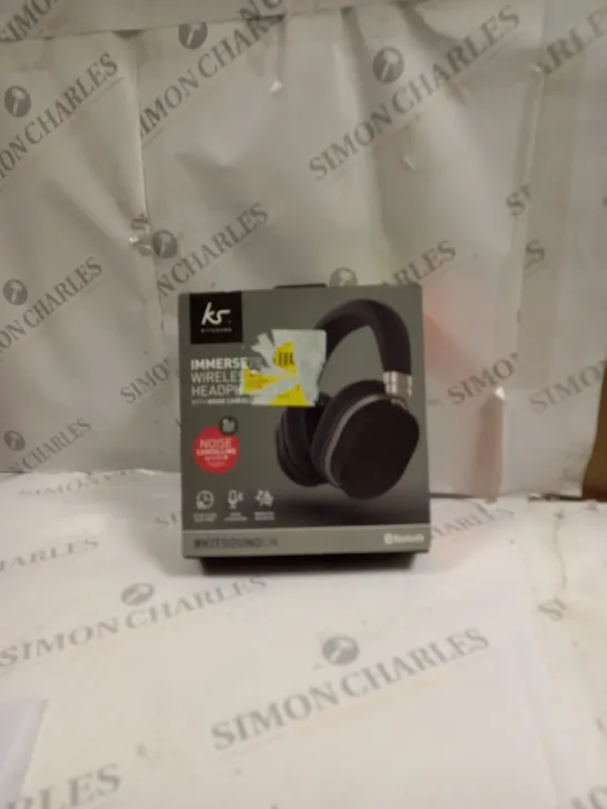 BOXED 3X KITSOUND IMMERSE 75 WIRELESS HEADPHONES- NOISE CANCELLING 