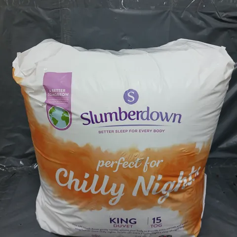 SLUMBERDOWN CHILLY NIGHTS KING DUVET 15 TOG EXTRA WARM HEAVYWEIGHT QUILT