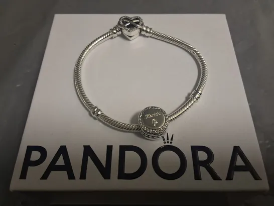 PANDORA INFINITY HEART BRACELET - S925