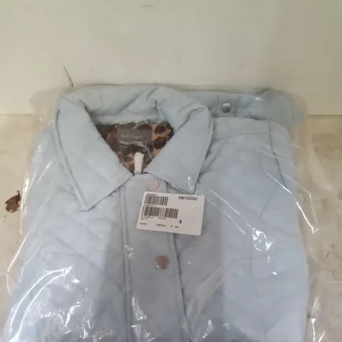 BOX OF APPROXIMATELY 7 RUTH LANGSFORD QUILTED COAT (BLUE) SIZE (12) 