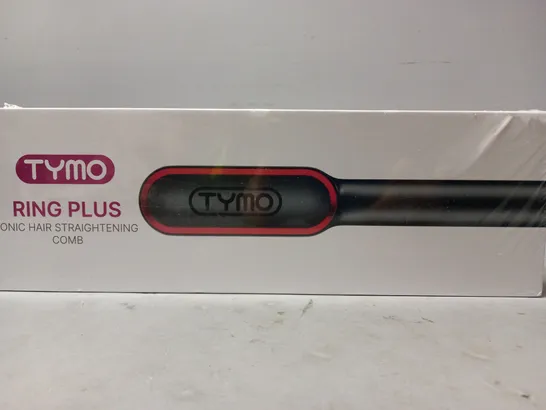 BOXED TYMO RING PLUS IONIC HAIR STRAIGHTENING COMB