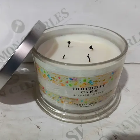 HOMEWORX BIRTHDAY CAKE SCENTED CANDLE