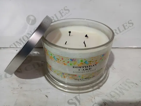 HOMEWORX BIRTHDAY CAKE SCENTED CANDLE