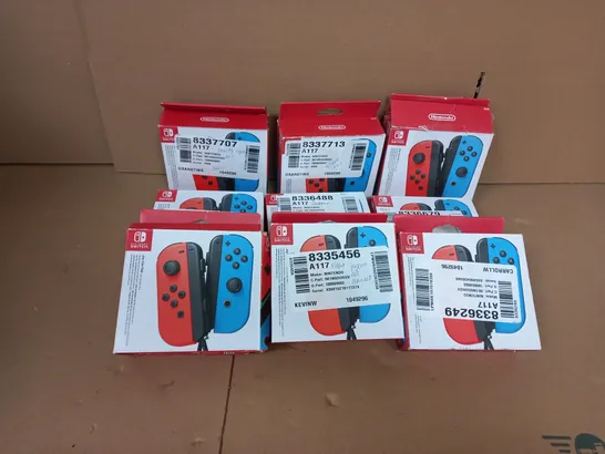 APPROXIMATELY 10 BOXED NINTENDO SWITCH CONTROLLER JOY-CON 2ER-SET