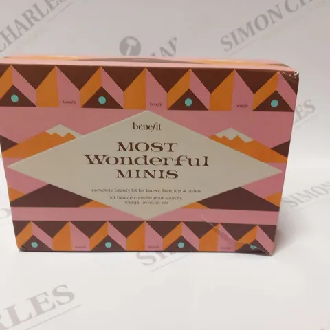 BOXED BENEFIT MOST WONDERFUL MINIS COMPLETE BEAUTY SET