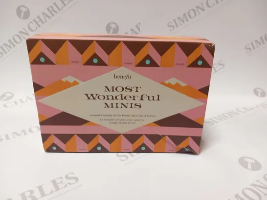 BOXED BENEFIT MOST WONDERFUL MINIS COMPLETE BEAUTY SET