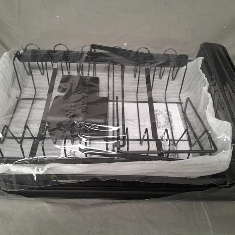BOXED UNBRANDED DISH RACK IN BLACK