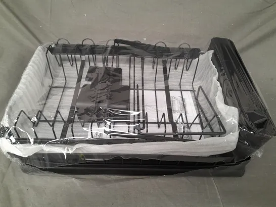 BOXED UNBRANDED DISH RACK IN BLACK