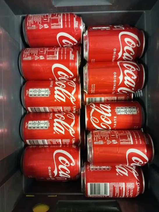 APPROXIMATELY 20 COCA-COLA ORIGINAL CANS - 330ML - COLLECTION ONLY 