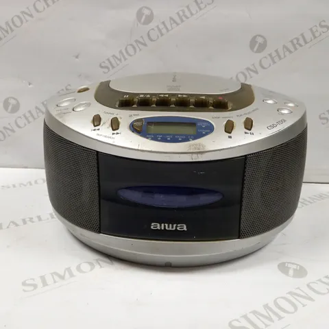 AIWA CD AND CASSETE PLAYER (CSD-TD51)