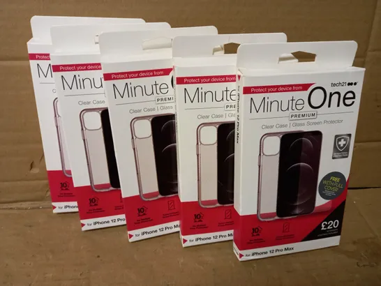 TECH21 MINUTE ONE CLEAR CASE - FOR IPHONE 12 PRO MAX