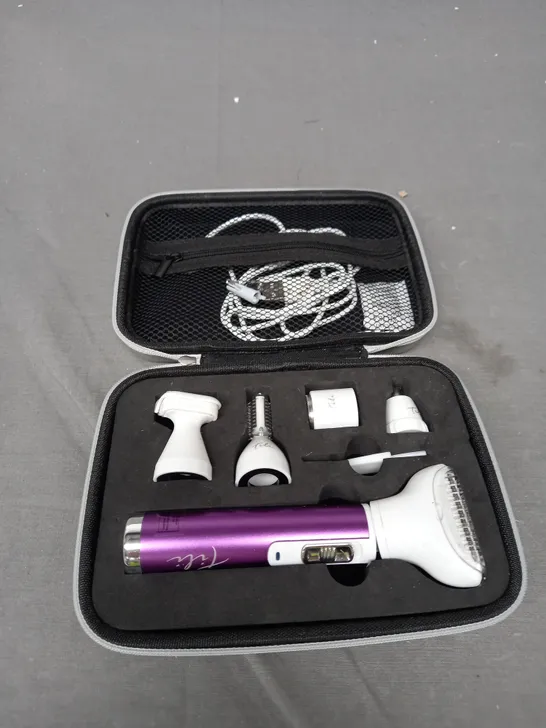 BOXED TILI 5-IN-1 MULTI-FUNCTION HAIR REMOVAL KIT PURPLE