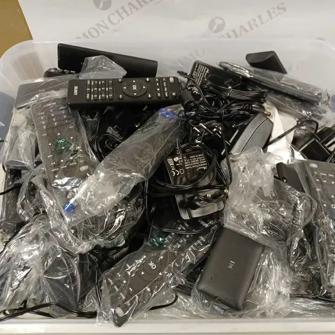 LOT OF APPROX 40 ITEMS TO INCLUDE -REMOTES - CABLES