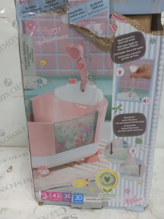 BABY ANNABELL LET'S PLAY BATH TIME RRP £34.99