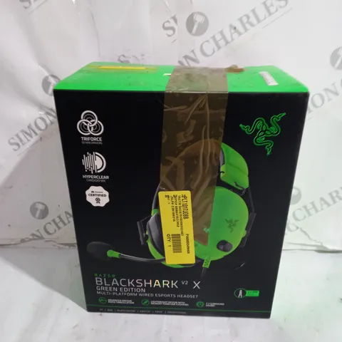 BOXED RAZER BLACKSHARK V2 X WIRED HEADSET 
