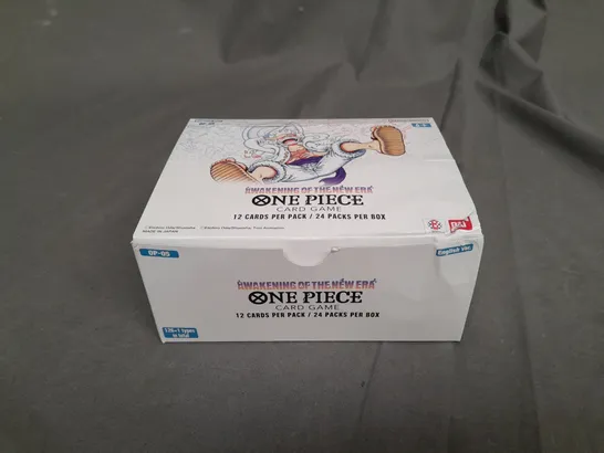 BOX OF APPROXIMATELY 24 AWAKENING OF THE NEW ERA ONE PIECE CARD GAME 