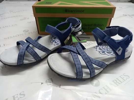 BOXED PAIR OF KARRIMOR SALINA SANDALS IN NAVY - 7