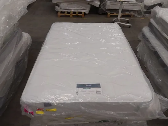 QUALITY BAGGED SILENTNIGHT ECO COMFORT POCKET SPRUNG 1000 DOUBLE 4'6" MATTRESS