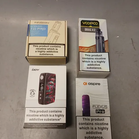 APPROXIMATELY 20 VAPES & E-CIGARETTES TO INCLUDE INNOKIN ENDURA T22 PRO, IJOY SHOGUN, VOOPOO DRAG X2 ETC