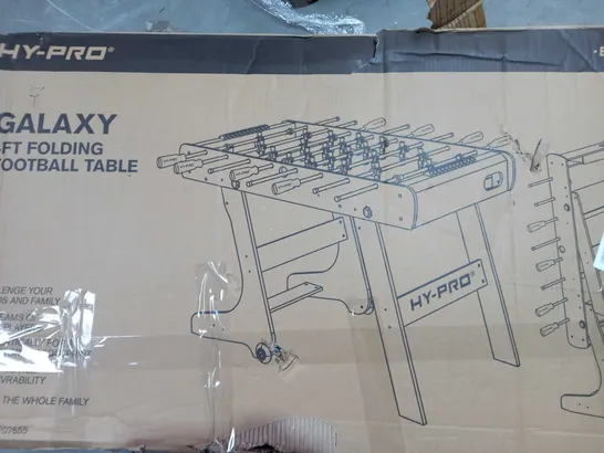 BOXED HY-PRO GALAXY 4FT FOOTBALL FOLDING TABLE - COLLECTION ONLY RRP £149.99