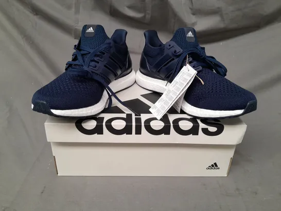 BOXED PAIR OF ADIDAS ULTRABOOST 1.0 SHOES IN NAVY UK SIZE 8.5