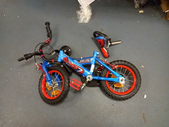 huffy marvel spiderman bike 12 inch for 3 - 5 year olds