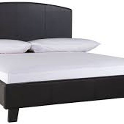 BOXED GRADE 1 MARSTON BLACK DOUBLE BED FRAME (2 BOXES)