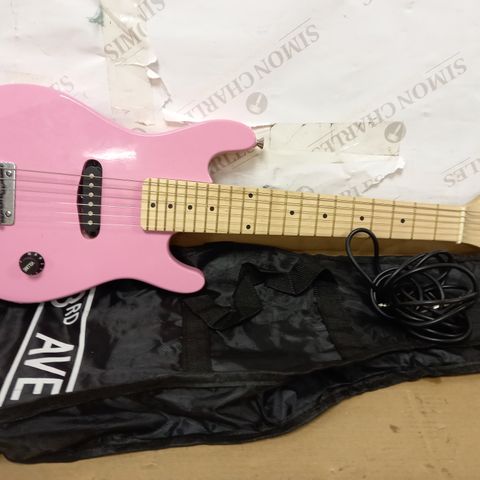 3RD AVENUE 1/4 SIZE KIDS ELECTRIC GUITAR FOR JUNIOR BEGINNERS – PINK