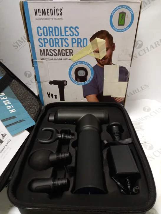 HOMEDICS PERCUSSION CORDLESS MASSAGE GUN