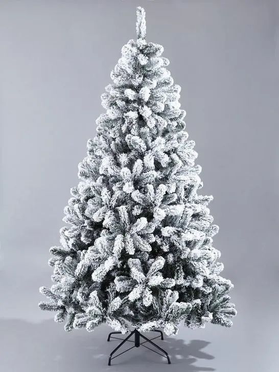 BOXED 8FT FLOCKED EMPEROR CHRISTMAS TREE - COLLECTION ONLY RRP £199.99