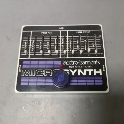 UNBOXED ELECTRO-HARMONIX MICROSYNTH