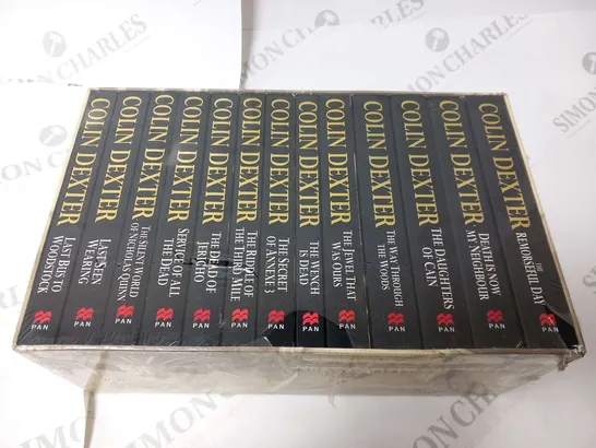 BOXED AND SEALED INSPECTOR MORSE THE COMPLETE COLECTION BY COLIN DEXTER