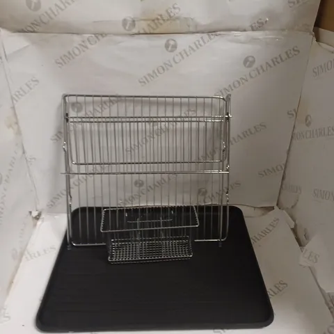 METAL DRYING RACK WITH DRAINING BOARD