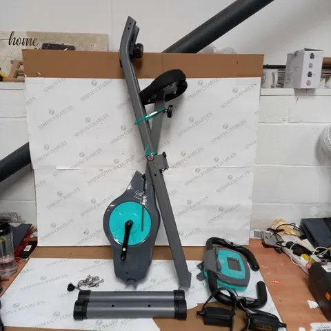 DAVINA FITNESS FOLDING MAGNETIC EXERCISE BIKE - MINT - COLLECTION ONLY