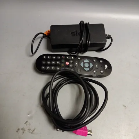 BOXED SKY REMOTE AND POWER SUPPLY