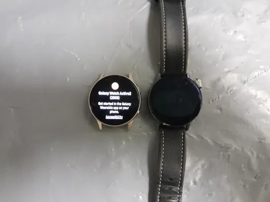 2 SAMSUNG GALAXY WATCH TO INCLUDE ACTIVE2 - ONE WITH STRAP AND ONE WITHOUT