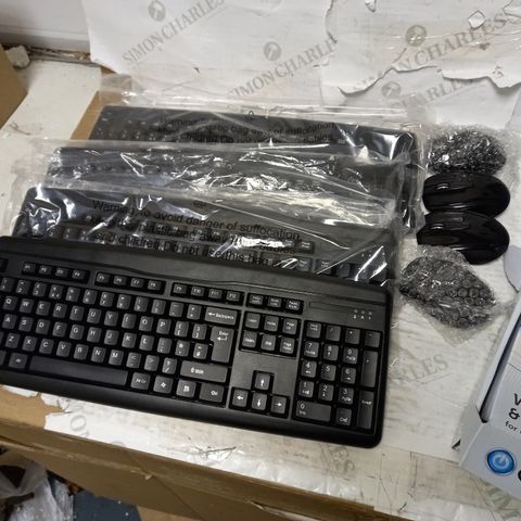 LOT OF APPROX. 4 WIRELESS KEYBOARD & MOUSE COMBOS